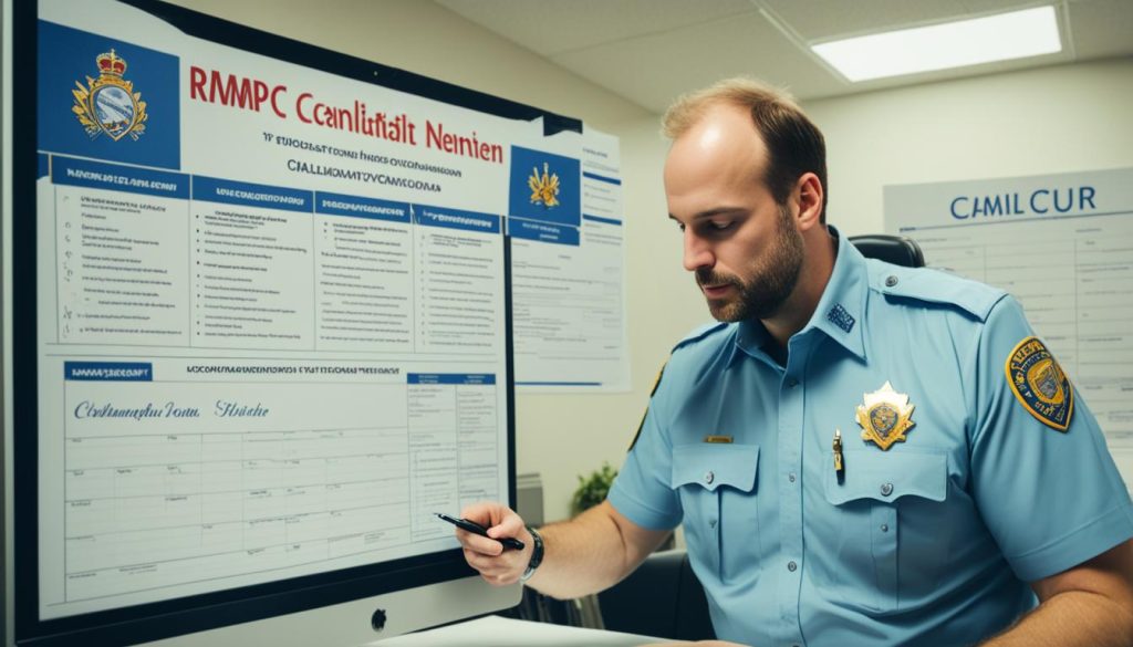 RCMP application process