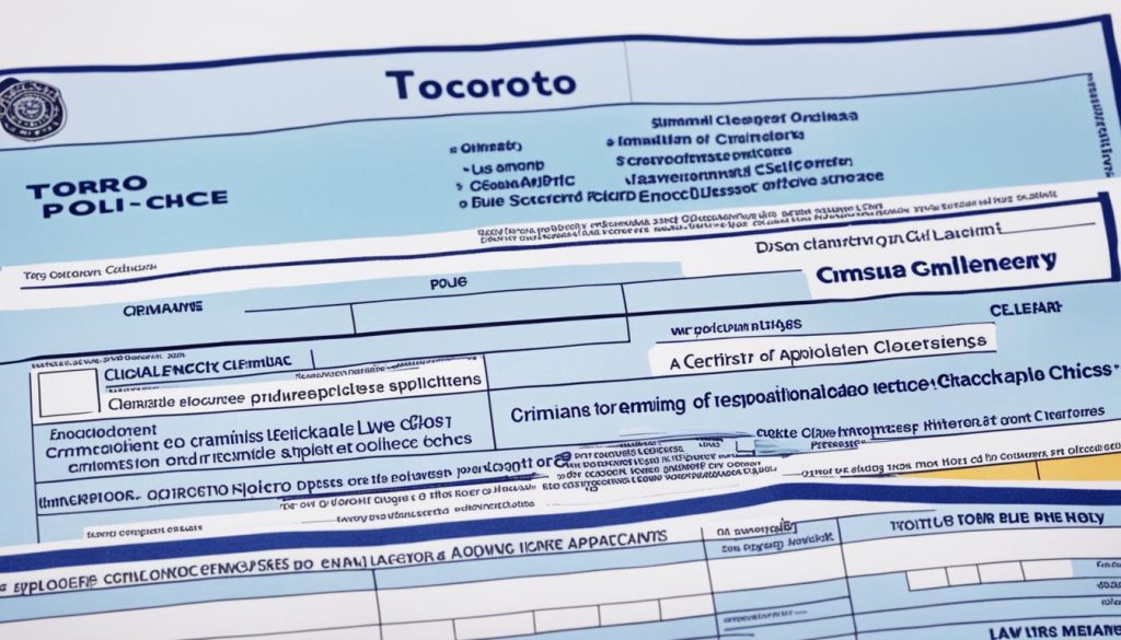 Toronto Police Clearance Requirements Image