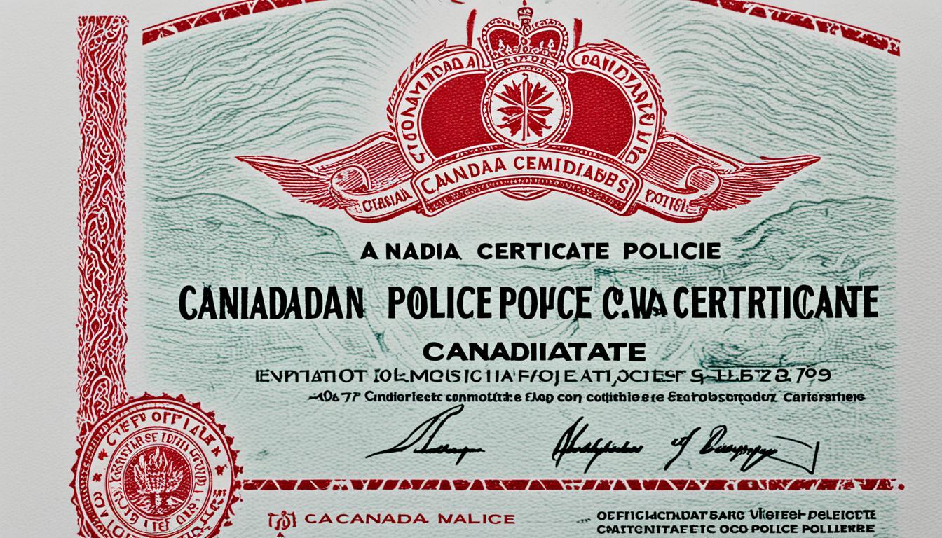 how long is a police certificate valid for canada