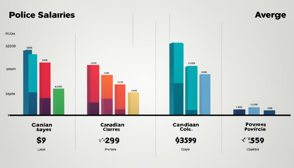 how much police make in canada