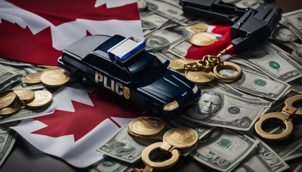 how much police officers get paid in canada